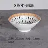 Hogar 2026 Modelo Nuevo Vajilla Cuenco de Cerámica Cuenco de Color Bajo Esmalte Cuenco para Sopa Cuenco Cónico Estilo Japonés Tazón Grande para Sopa Cuenco para Frutas