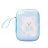 Bolsa para Carregador e Cosméticos, Cabo de Dados para Fone de Ouvido, Caixa de Armazenamento Portátil, Mini Câmera Fofa Cartoon CCD, Caixa Organizadora CCD