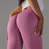 Deportes al Aire Libre Transfronterizos Running Fitness Cintura Alta Melocotón Levantamiento de Cadera Ajuste de Abdomen Mallas Nude Pantalones de Entrenamiento de Yoga 611