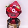 Segurando um Buquê de 11 Rosas, Buquê de Flores de Sabão, Flores Artificiais, Flores Simuladas, Dia do Professor, Presente de Dia dos Namorados, Comércio Exterior Transfronteiriço