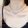 2025 Nuevo Collar de Moda Versátil para Mujer Dulce Fresca Chica Picante Diseño Cadena de Clavícula de Gama Alta Accesorio de Nicho