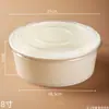 Molde de papel para pastel de gasa desechable, vaso de papel resistente a altas temperaturas, 4/5/6/8 pulgadas, base de pastel de papel, tazón de papel, caja de embalaje de molde de papel