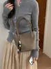 Bolsa tote tipo cubo elegante de gran capacidad transfronteriza, nueva colección otoño 2026, bolso de hombro/bolso cruzado casual y versátil, juego de dos bolsas