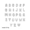 Transfronterizo nuevo 26 letras inglesas costura lindo colgante personalidad DIY gratis con collar creativo DZK