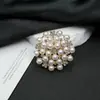 Broche grande de pérola alfinete de diamante feminino corsage anti-luz alto senso casaco sobretudo terno acessórios atacado transfronteiriço