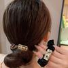 Elegante aro para el pelo con diamantes de imitación de alta calidad para el intestino grueso, para niñas, con forma de bola, elegante cuerda para el pelo que combina con todo, popular en Internet, con tendón de goma para mujeres.