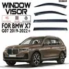 Adequado para BMW X7 Defletor de Chuva e Chuva para Janela Lateral BMW X7 G07 2019 + Quebra-vento