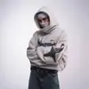 Otoño e Invierno 2025 Nuevo Sudadera Holgada Americana Urbana Y2K Estampado de Letras de Estrella Casual Cuello Alto