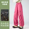Conjunto de duas peças de fleece removível feminino para outono e inverno, calça de trabalho para homens, calça de paraquedista, para viagens ao ar livre, calça de montanhismo