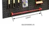 Painel de Ferramentas de Plástico com Ganchos Painel Furado Lava-Rápido Loja de Beleza Ferramentas Hardware Prateleira Rack de Exibição Parede de Ferramentas