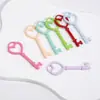 Colgante de Llave DIY Encanto de Corazón para Llave Joyería de Aleación Collar Colgante de Pendiente Accesorios de Colgante Pequeño Venta al por Mayor