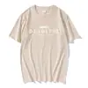 Camiseta Negra y Rosa World Tour Deadline Verano Manga Corta Hombre Unisex Streetwear Corea