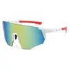 Gafas de sol cortavientos y a prueba de arena con protección UV para correr transfronterizo, gafas de ciclismo, gafas de sol para exteriores para hombre de montura grande europea y americana 8608