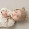 Gorro para Bebé Recién Nacido, Gorro con Protección para Orejas de Bebé, Gorro de Algodón Puro para Bebé, Lindo y Súper Lindo Gorro de Atar, Estilo para Cuatro Estaciones