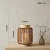 Lanterna de Vento de Bambu Retrô Decoração de Mesa Suporte para Velas Arranjo de Flores Vaso Arranjo de Plantas de Casamento Portátil Clássico Novo Estilo Chinês