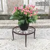 Soporte de Flores de Hierro Moderno de una Sola Capa Balcón Exterior Pothos Orquídea Araña Maceta Soporte de Flores de Hierro Estante de Almacenamiento Interior