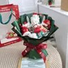 Ramo de Muñecas Navideñas Producto Terminado para Novia e Hijo Regalo Creativo de Año Nuevo Muñeca Ramo de San Valentín