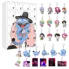 Cazadora Kpop Transfronteriza Grupo Femenino Calendario de Cuenta Regresiva Navideña Caja Sorpresa Llavero de Mochila Colgante Acrílico Caja de Regalo