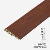 Rodapié de Fibra de Madera de Bambú y Madera Plástica, Exclusivamente para Exportación, Rodapié de Piso de PVC, Moldura de Esquina de Pared, Fabricado a Medida de Fábrica Según Muestra