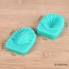 2 piezas de hojas y pétalos molde de silicona con clip para pastel, molde de azúcar, juego de combinación opcional multiestilo