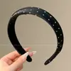 Diadema de lunares estilo coreano para mujer, nuevo modelo 2026, diadema de corona alta, pinza para el pelo para lavarse la cara, uso diario, accesorio de pelo elegante
