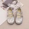 Zapatos Mary Jane de Cuero Estilo Retro para Niñas 2026 Primavera/Verano Nuevos Modernos Versátiles de Punta Redonda Poco Profundos Tipo Princesa para Niños