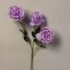 Flores artificiais em tons de roxo estilo Monet para casamentos no jardim, arranjos de chão para salão de casamentos, flores de seda roxo claro e roxo pálido em estoque