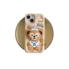 Funda de Teléfono Linda de Silicona Oso Duffy Shirley Rose para iPhone 17 Pro Max, Compatible con Soporte Apple 16, 15 para Mujeres, 14