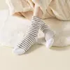 Más VendidoCalcetines de Dormir Rayados de Algodón Puro, Calcetines de Maternidad, Cómodos para Uso en Casa en Habitaciones con Aire Acondicionado, Boca Ancha, Sin Restricción, Zhuji