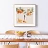 Pintura decorativa de restaurante Ping'an Happy Persimmon Ruyi, nuevo estilo chino, para sala de estar, sofá, fondo de pared, pintura colgante de carácter simple moderno