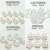 Colgante de flor de cinco pétalos de calcedonia blanco hielo, ágata natural de doble cara de hielo de alta calidad, colgante de flor de la fortuna estilo chino nuevo al por mayor