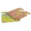 Cama de plataforma plana recta engrosada pieza colgante cama Conector fijo de perno cama de madera cama de cadena retorcida bisagra de tablero de cama accesorios de ferretería para cama