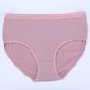 Ropa interior de algodón de color sólido para mujer, simple para estudiante, alta elasticidad, cómoda, transpirable, levanta glúteos, calzones de talla grande de talle medio
