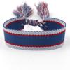 Pulsera nueva tejida a mano Correa de muñeca simple europea y americana Estilo bohemio Cinta de pareja en blanco Cuerda de mano DIY