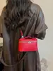 Bolsa quadrada pequena de tecido com padrão simples estilo coreano para mulheres, novo modelo 2026, bolsa de ombro versátil para o dia a dia, bolsa transversal de nicho