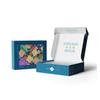 Exquisita Caja de Regalo Cuadrada Caja de Avión Colorida Caja de Avión Profundizada Exterior Negra Interior Blanco Caja de Empaque para Ropa con Tapa