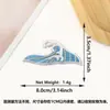 Patche Bordado Letra 26 Baleia Novo Desenho Animado Transfronteiriço Onda Azul e Branca Adesivo Termocolante Patche Decorativo Patche para Roupa