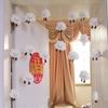 Cortina de porta de nuvem branca Estilo creme fofo Decoração pendurada Estilo japonês macio Estilo japonês ins Cortina suspensa para quarto infantil Casa decorativa criativa
