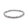 Pulsera Elástica de Cristal Facetado Miyuki Europea y Americana Transfronteriza para Mujer Pulsera de Cuentas Acrílicas Codo Cobre Dorado