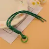 Corda de cordão trançado artesanal colorida estilo ins corda de nó acessório de decoração de corda para pingente de pulso de bolsa chaveiro capa de celular DIY tendência