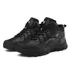Temporada Nuevo Moda Calzado de Exterior para Hombre Talla Grande Zapatos de Senderismo Caña Media Zapatos de Senderismo Forestal para Hombre Zapatos Casuales