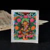 Tibet Nepalesa Pura Pintada à Mão Thangka Deus da Riqueza de Cinco Vias Wuye 4*5 Pigmento Mineral Pintado à Mão Pingente de Buda Portátil