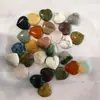 Cristal natural não poroso em formato de estrela, lua e coração, ornamentos decorativos de cristal rosa, acessórios para joias DIY