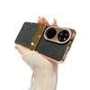 Funda para Teléfono Móvil Huawei P50 Pocket P 50% de descuento Pantalla Plegable Protectora Funda de Cuero Cuero Brillante Bisagra Cubierta Completa Anti-Caída