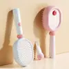 Pente Fofo Tipo Creme com Almofada de Ar para Cabelo Liso, Pente Massageador de Couro Cabeludo para Volume Alto e Fofo, Pente de Modelar de Alto Valor para Vendas Transfronteiriças