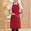 Delantal Impermeable con Impresión de Logo Personalizado, Resistente al Desgaste, Resistente a la Suciedad, Transpirable, Adecuado para Catering, Chefs, Arte y Ropa de Trabajo a Prueba de Aceite, Transpirable y Resistente al Desgaste