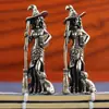 Artesanía Decorativa Mágica de Bruja Creativa Estilo Europeo Adornos de Bruja Mago de Latón Adornos de Latón para Sala de Estar del Hogar