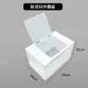 Caja para peces vivos montada en vehículo, caja de transporte para peces vivos, adecuada para pesca en estado salvaje y pesca en estanques, asa horizontal, tapa abatible, contenedor grande para peces, caja de transporte para peces