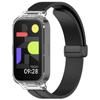 Para Pulseira Red Rice 3 Fivela Dobrável Magnética Silicone Pulseira Mi Band9 Capa Protetora Ativa Pulseira Resistente a Quedas
