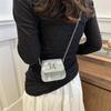 Bolsa Feminina Mini Pequena Quadrada, Bonita e Simples, Corrente Borboleta Popular Este Ano, 2024 Estilo Estrangeiro Verão Nova Bolsa de Ombro